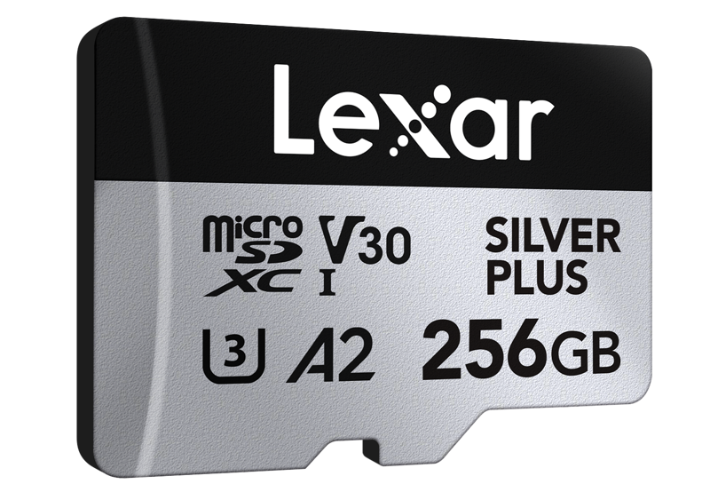800q-03_128078 Lexar microSDXC Silver Plus 1066x 256GB memory card