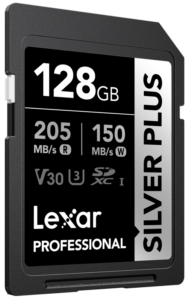 800q-03_128080 Lexar SDXC Professional SILVER Plus 1066x (V30) 128GB -muistikortti