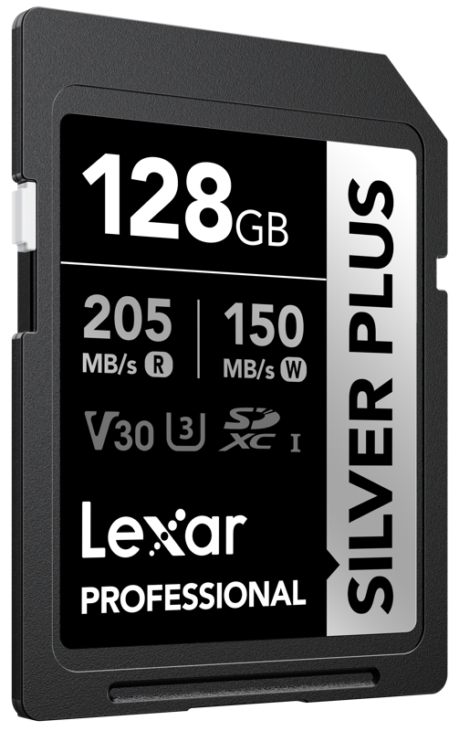 800q-03_128080 Lexar SDXC Professional SILVER Plus 1066x (V30) 128GB -muistikortti