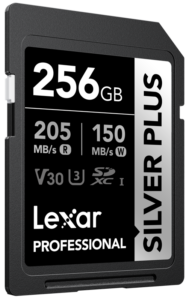 800q-03_128081 Lexar SDXC Professional SILVER Plus 1066x (V30) 256GB -muistikortti