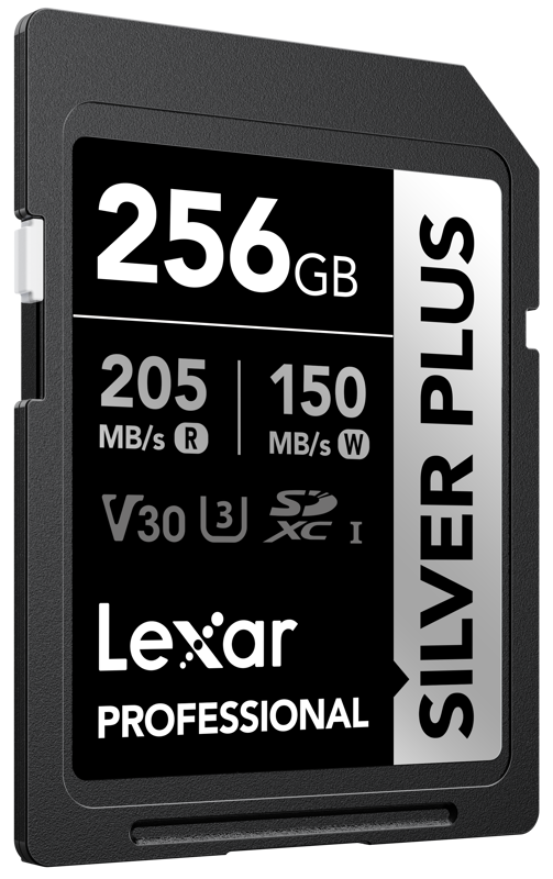 800q-03_128081 Lexar SDXC Professional SILVER Plus 1066x (V30) 256GB -muistikortti