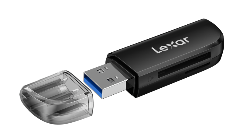 800q-03_128279 Lexar Cardreader SD/MicroSD/SDHC/SDXC Dual Slot USB-A