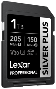 Lexar SDXC Professional SILVER Plus 1066x (V30) 1TB -muistikortti