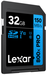 800q-03_128861 Lexar SDHC 800x Pro UHS-I card - 32GB -muistikortti