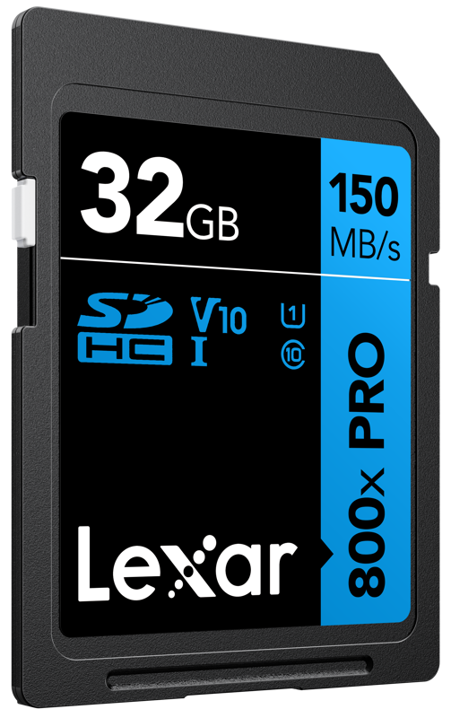 800q-03_128861 Lexar SDHC 800x Pro UHS-I card - 32GB -muistikortti