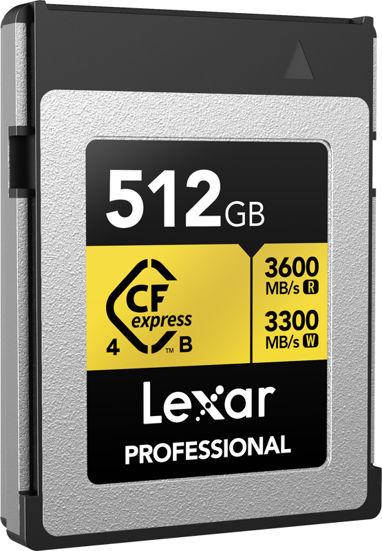 800q-03_130542 Lexar CFexpress 4.0 Pro Gold R3600/W3300 512GB -muistikortti
