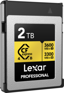 Lexar CFexpress 4.0 Pro Gold R3600/W3300 2TB -muistikortti