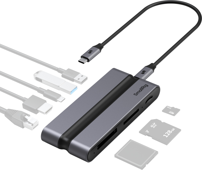 800q-03_131046 SmallRig 4662 CFexpress Docking Station for Creators (Type B) -muistikortinlukija
