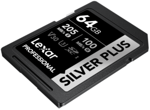 800q-04_128079 Lexar SDXC Professional SILVER Plus 1066x (V30) 64GB -muistikortti