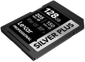 800q-04_128080 Lexar SDXC Professional SILVER Plus 1066x (V30) 128GB -muistikortti