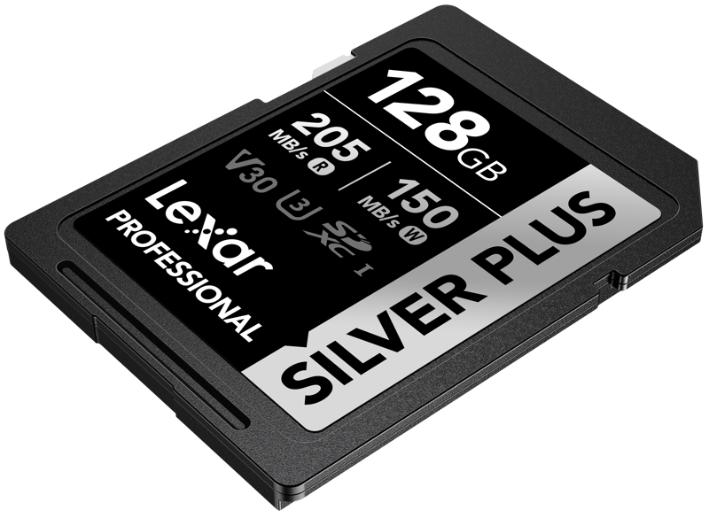 800q-04_128080 Lexar SDXC Professional SILVER Plus 1066x (V30) 128GB -muistikortti