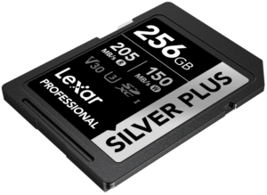 800q-04_128081 Lexar SDXC Professional SILVER Plus 1066x (V30) 256GB -muistikortti