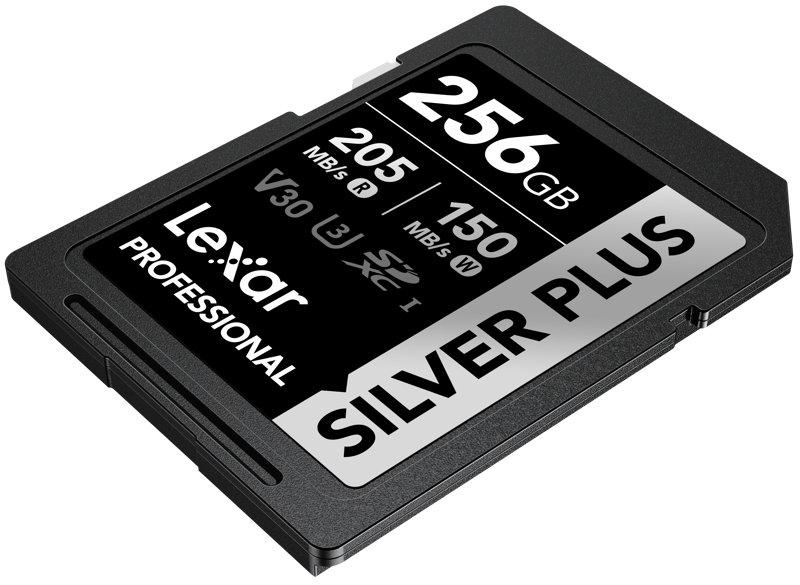 800q-04_128081 Lexar SDXC Professional SILVER Plus 1066x (V30) 256GB -muistikortti