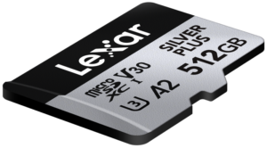 800q-04_128512 Lexar microSDXC Silver Plus 1066x 512GB -muistikortti