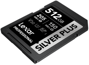 800q-04_128514 Lexar SDXC Professional SILVER Plus 1066x (V30) 512GB -muistikortti