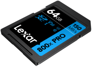 800q-04_128862 Lexar SDHC 800x Pro UHS-I card - 64GB -muistikortti