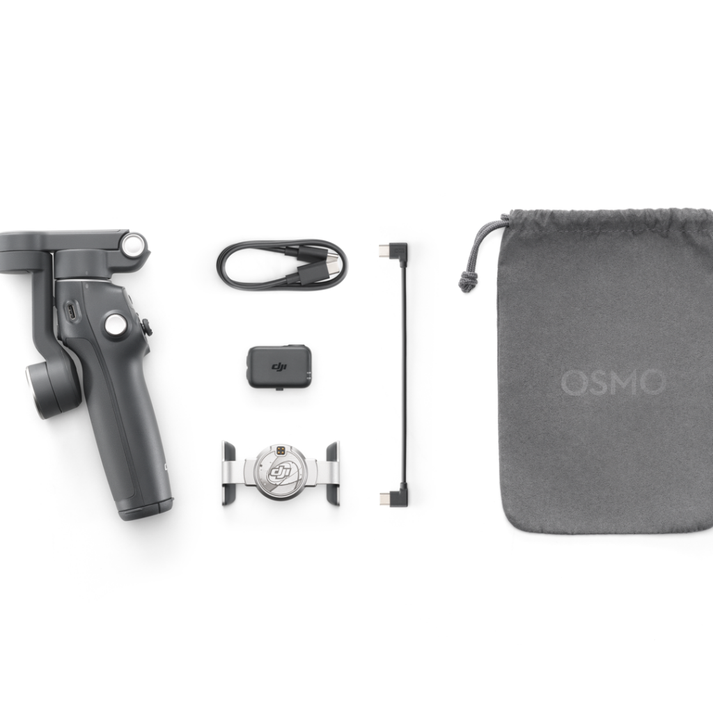 1080x1080_Osmo Mobile 7P in the box-2 DJI Osmo Mobile 7P gimbal for mobile phone