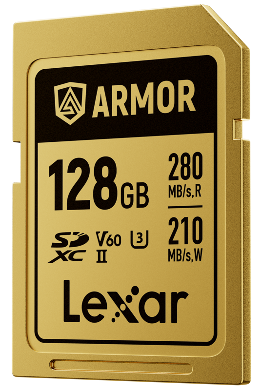 Lexar SDXC ARMOR Gold UHS-II IP68 R280/W210 128GB -muistikortti
