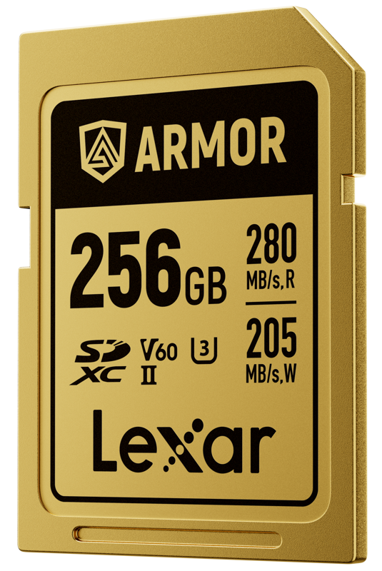 Lexar SDXC ARMOR Gold UHS-II IP68 R280/W210 256GB -muistikortti