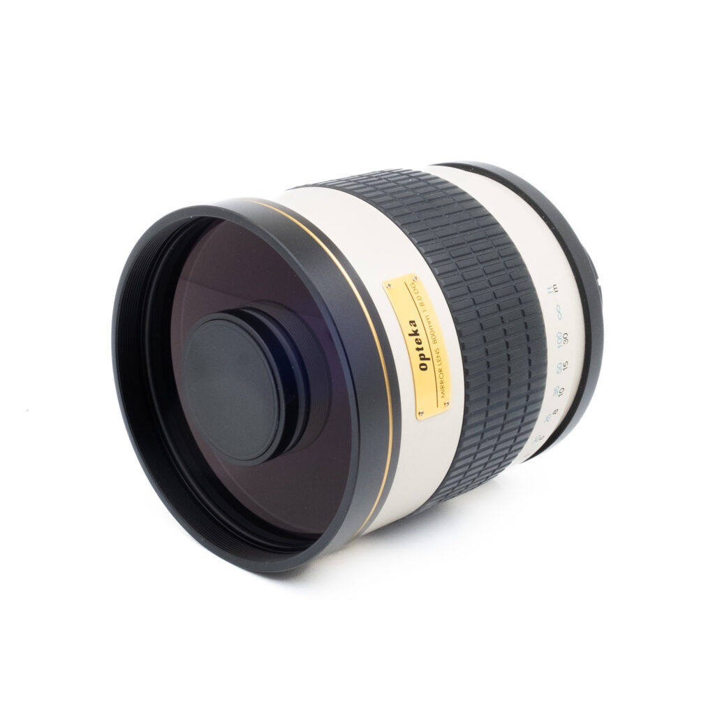 Opteka 800mm Mirror Canon-2 OPTEKA Mirror Lens 800mm f/8 DG Canon - Käytetty - M