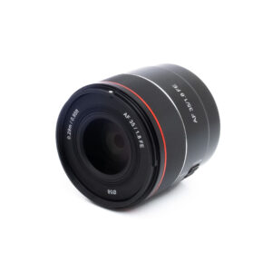 Samyang 35mm f18 FE-2 Samyang AF 35mm f/1.8 Sony E (Kunto K5) - Käytetty