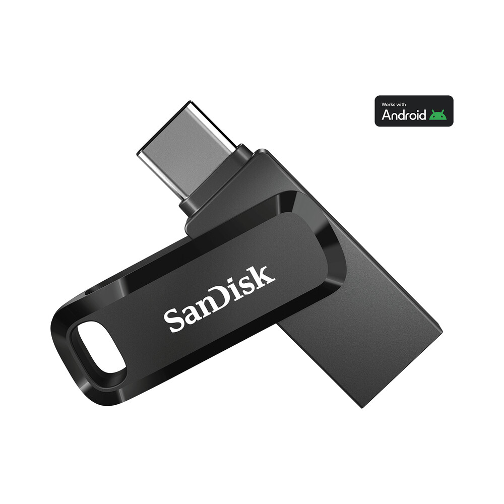 SanDisk Ultra Dual DriveGo 128GB USB Type C -muistitikku SanDisk Ultra Dual DriveGo 128GB USB Type C -muistitikku