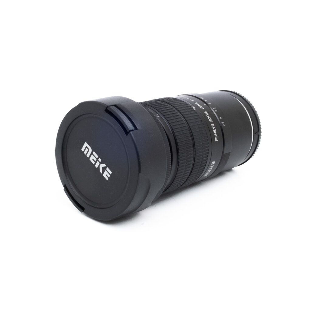 Meike 6-11mm f35-3 Meike 6-11mm f/3.5 Fisheye Sony E - Käytetty