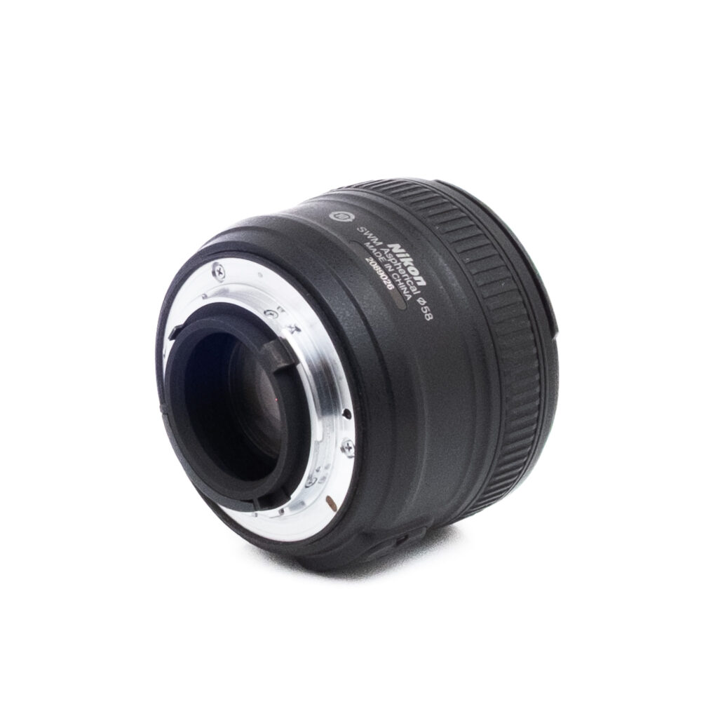 Nikon 50mm f18 G-1 Nikon AF-S Nikkor 50mm f/1.8 G (Kunto K5) - Käytetty