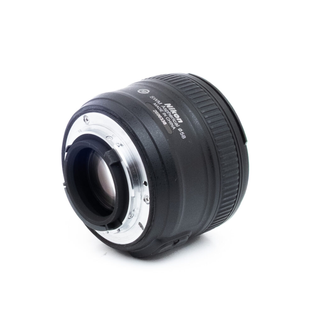 Nikon 50mm f18 G-1-3 Nikon AF-S Nikkor 50mm f/1.8 G (Kunto K5) - Käytetty