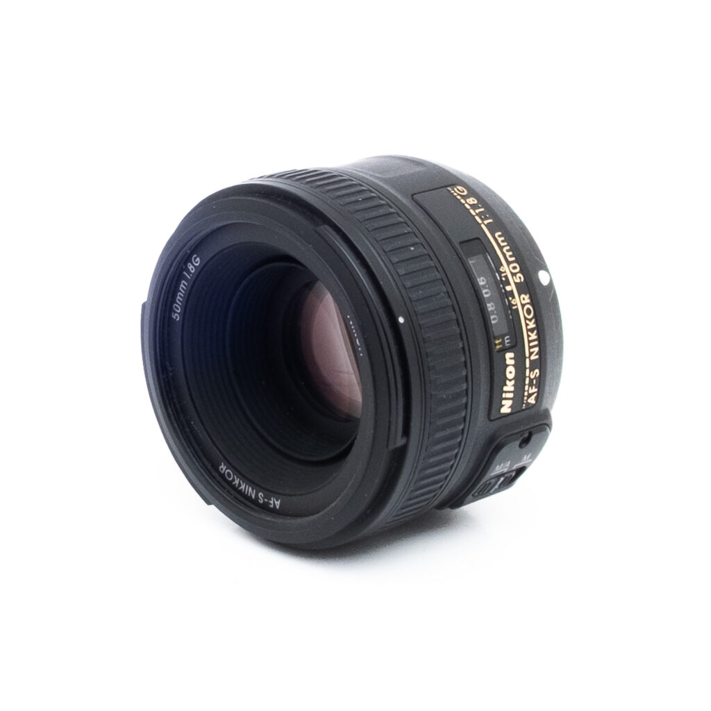 Nikon 50mm f18 G-2-3 Nikon AF-S Nikkor 50mm f/1.8 G (Kunto K5) - Käytetty