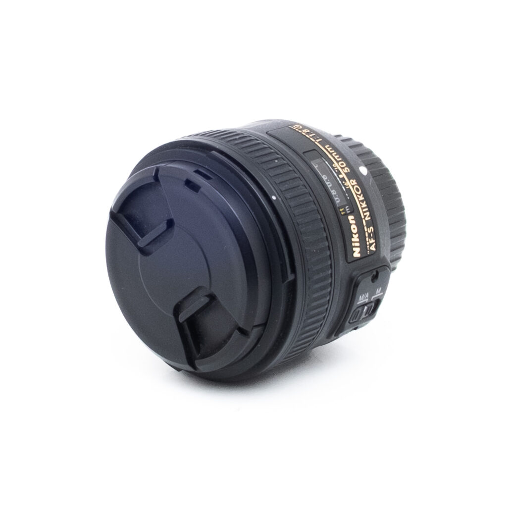Nikon 50mm f18 G-3-3 Nikon AF-S Nikkor 50mm f/1.8 G (Kunto K5) - Käytetty
