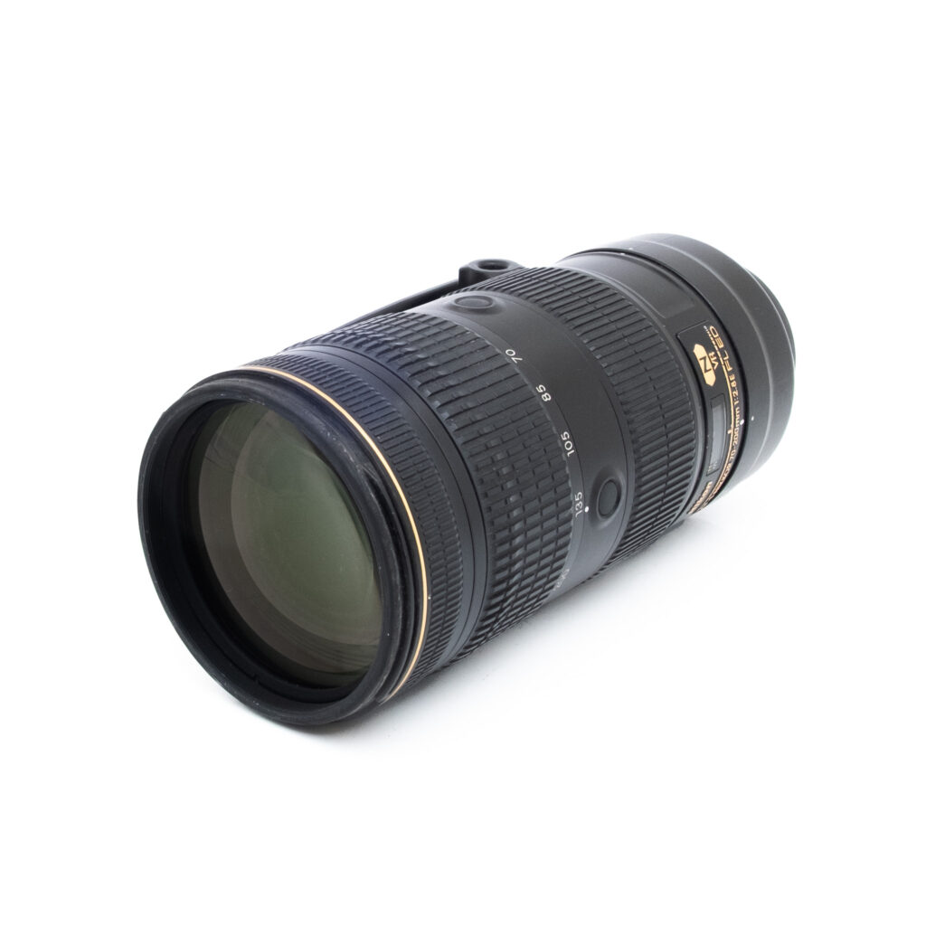 Nikon 70-200mm f28E FL ED VR-2-2 Nikon AF-S Nikkor 70-200mm f/2.8E FL ED VR (sis. ALV 25.5%) - Käytetty