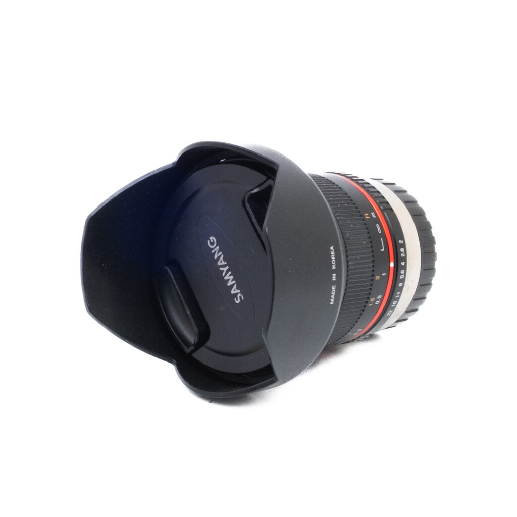 Samyang 12mm f2 NCS CS Fuji X-3 Samyang 12mm f/2 NCS CS Fujifilm - Käytetty