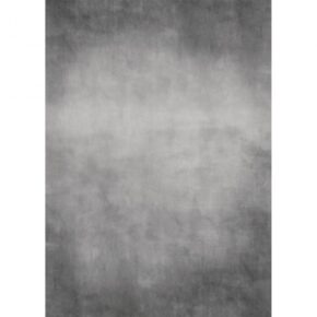 1551191736_956 Westcott X Drop Canvas Backdrop Vintage Grey by Glyn Dewis (1,52 x 2,13 m) on kuvioitu harmaalla kuvioinnilla, jossa on hienovaraisia varjostusvaihteluita, tummemmat reunat ja vaaleampi keskikohta, joka antaa pehmeän, pilvisen gradienttiefektin.