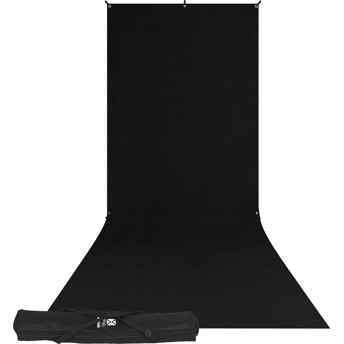 Westcott X Drop Wrinkle Resistant Backdrop Kit - Rich Black Sweep (1,5m x 3,7m)