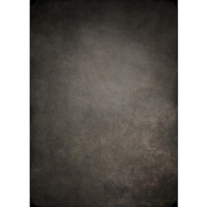 The Westcott X Drop Lightweight Canvas Harley Backdrop (1.52 x 2.13 m) features a textured dark grey pattern with subtle variations in shading and distressed edges that fade into a lighter central section.