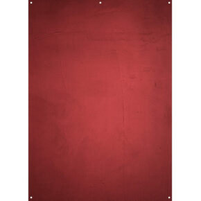 Westcott X Drop Canvas Backdrop in Aged Red Wall (1,52 x 2,13 m) on kiinteä, kuvioitu, syvänpunainen pinta, jossa on neljä kulmareikää ja joka on ihanteellinen valokuvaustaustaksi kiinnittämiseen.