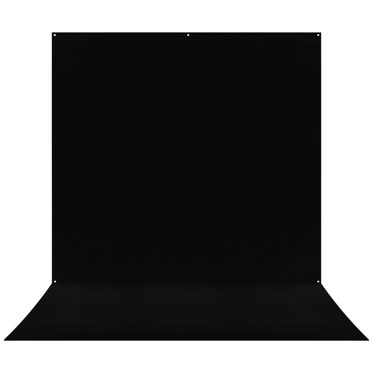Westcott X Drop Pro Wrinkle-Resistant Backdrop Kit - Rich Black Sweep (2,4 x 3,9 m)