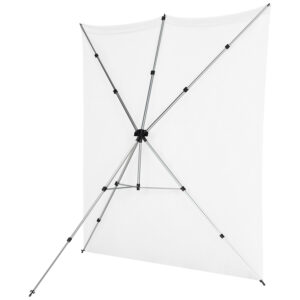 1656511281_082 Westcott X-Drop Pro Wrinkle-Resistant Backdrop Kit High Key White (2,4 x 2,4 m)