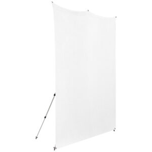 1656511281_372 Westcott X-Drop Pro Wrinkle-Resistant Backdrop Kit High Key White (2,4 x 2,4 m)