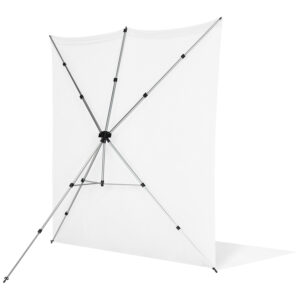 1656511305_761 Westcott X Drop Pro Wrinkle-Resistant Backdrop Kit - High Key White Sweep (2,4 x 3,9 m)