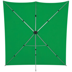 1656511334_050 Westcott X Drop Pro Wrinkle-Resistant Backdrop Kit - Chroma Key Green Screen (2,4 x 2,4 m)