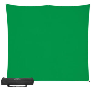 1656511335_217 Westcott X Drop Pro Wrinkle-Resistant Backdrop Kit - Chroma Key Green Screen (2,4 x 2,4 m)