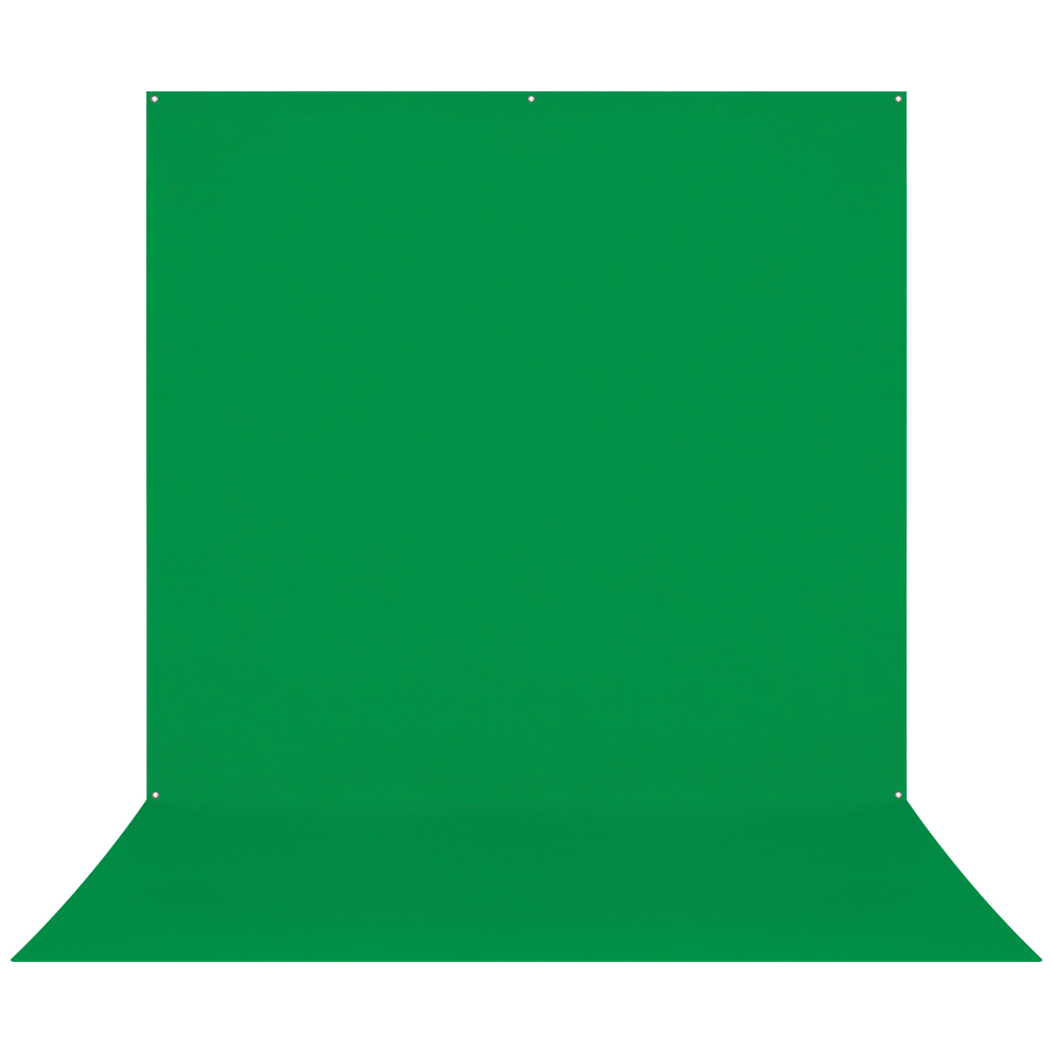Westcott X Drop Pro Wrinkle-Resistant Backdrop Kit - Chroma Key Green Screen Sweep (2,4 x 3,9 m)