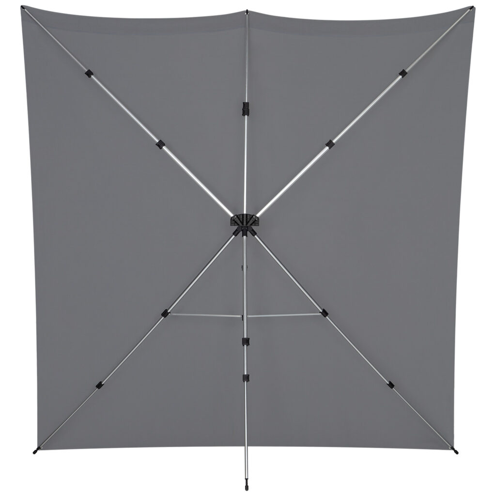 Westcott X Drop Pro Wrinkle-Resistant Backdrop Kit - Neutral Grey (2,4 x 2,4 m)