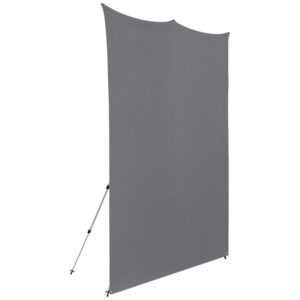 Westcott X Drop Pro Wrinkle-Resistant Backdrop Kit - Neutral Grey (2,4 x 2,4 m)