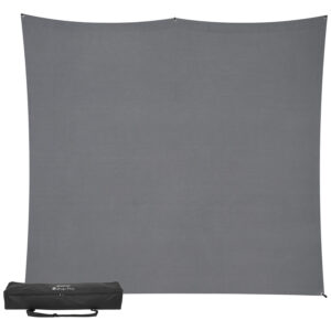 Westcott X Drop Pro Wrinkle-Resistant Backdrop Kit - Neutral Grey (2,4 x 2,4 m)