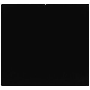 Westcott X-Drop Pro Wrinkle-Resistant Rich Black -mallistossa on kiinteä musta neliön muotoilu, jossa on viisi pientä, tasaisin välimatkoin olevaa reikää: yksi jokaisessa kulmassa ja yksi ylhäällä keskellä.
