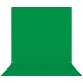 1656511550_564 Westcott X Drop Pro Wrinkle-Resistant Backdrop - Chroma Key Green Screen Sweep (2.4 x 4 m) provides a seamless green surface from background to floor, ideal for chroma key photography and video production.