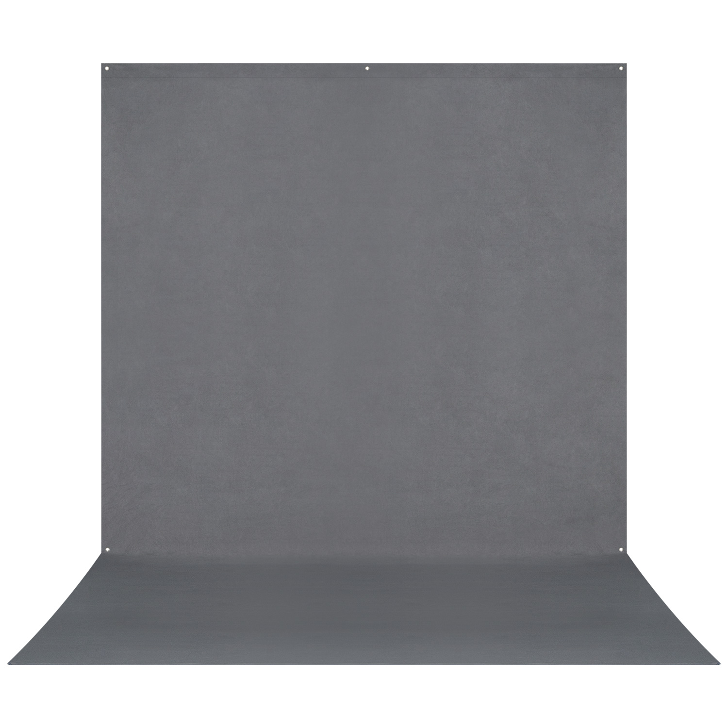 Westcott X Drop Pro Wrinkle-Resistant Backdrop in Neutral Gray Sweep (2,4 x 4 m) on tavallinen, saumaton tausta, jossa on hienovarainen lattiakaari, ihanteellinen valokuvaukseen tai videokuvaukseen.